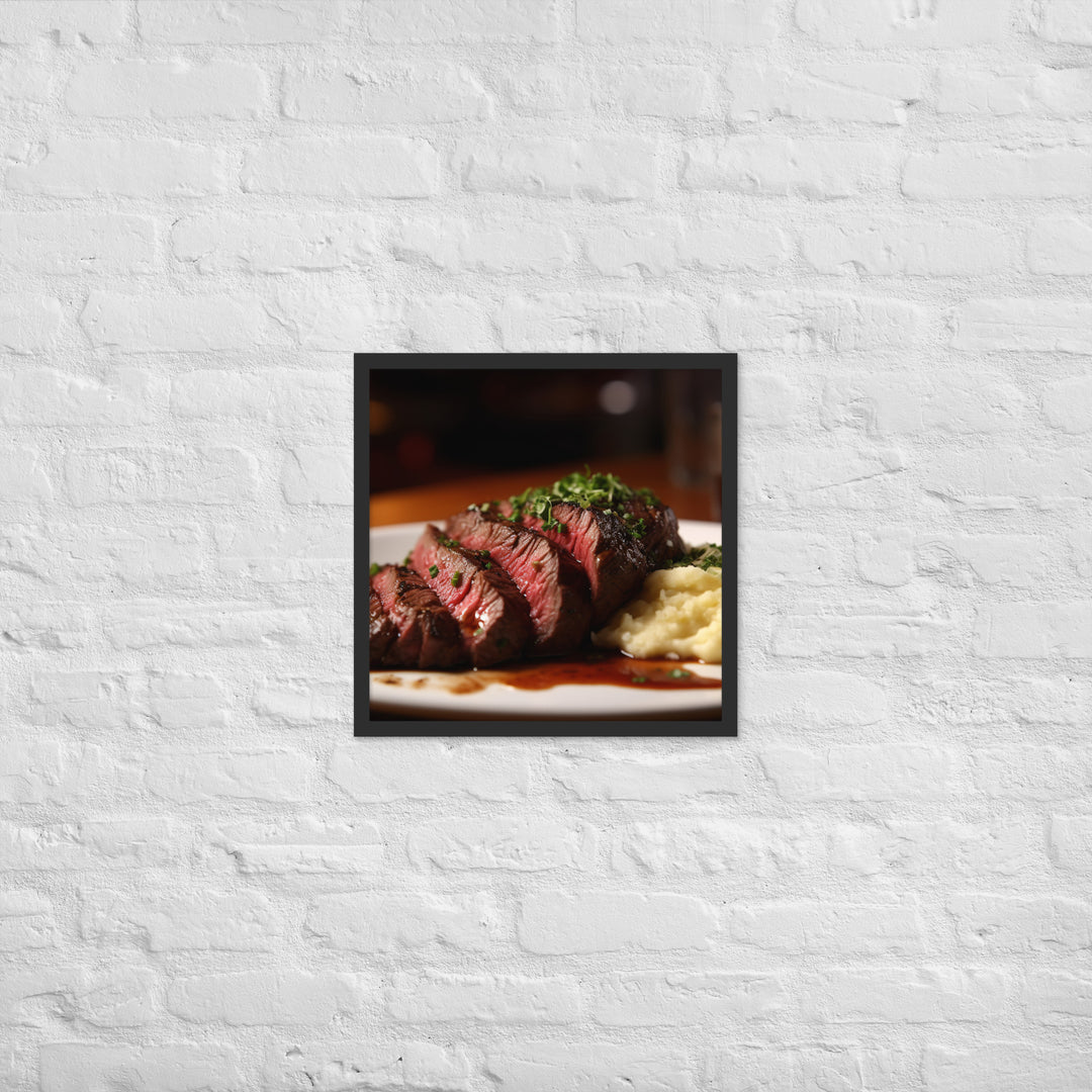 Hanger Steak Framed poster 🤤 from Yumify.AI