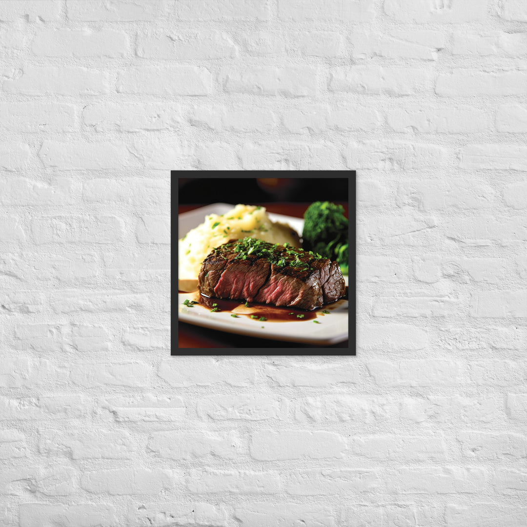 Hanger Steak Framed poster 🤤 from Yumify.AI