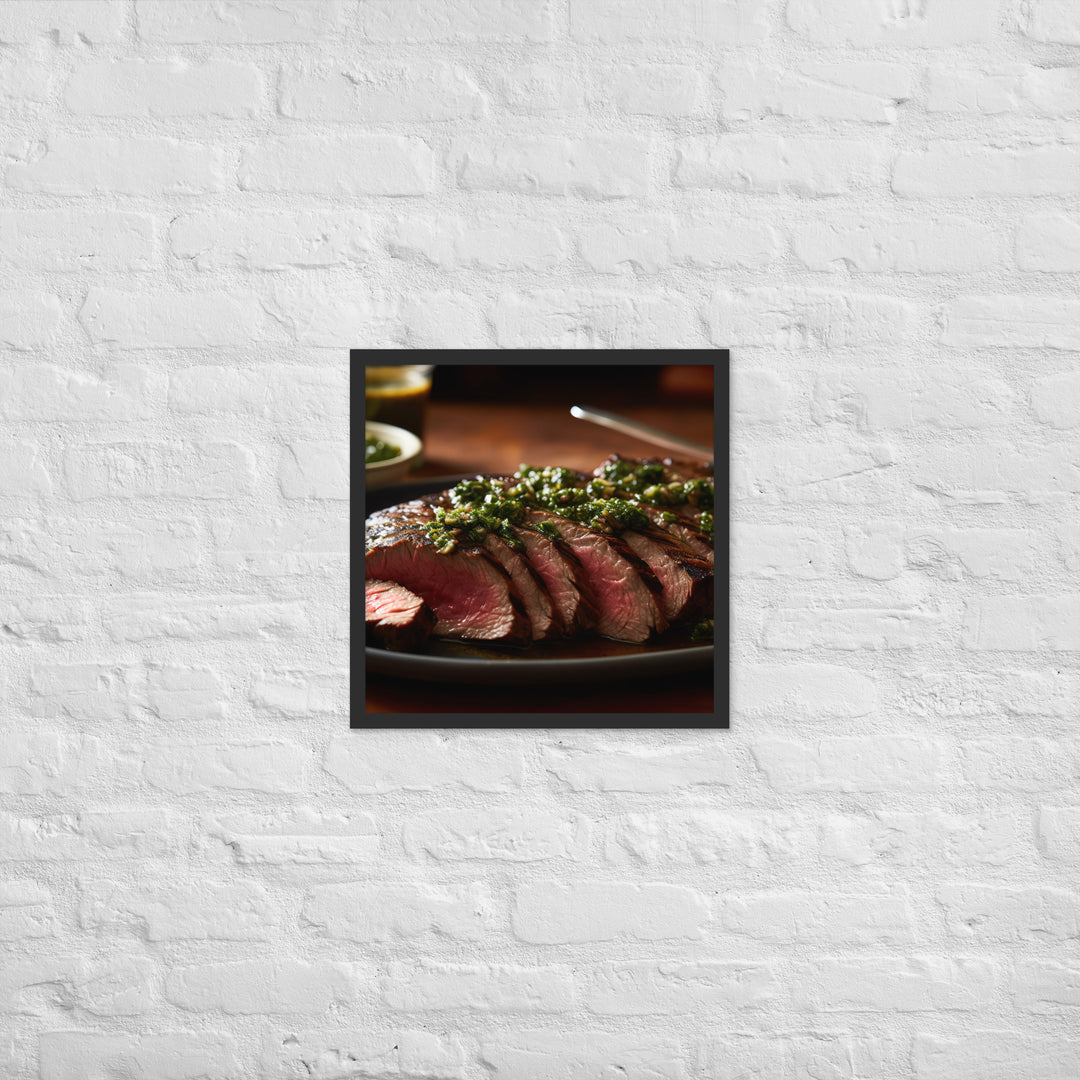 Flank Steak Framed poster 🤤 from Yumify.AI