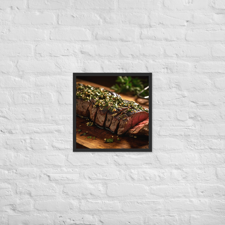 Flank Steak Framed poster 🤤 from Yumify.AI