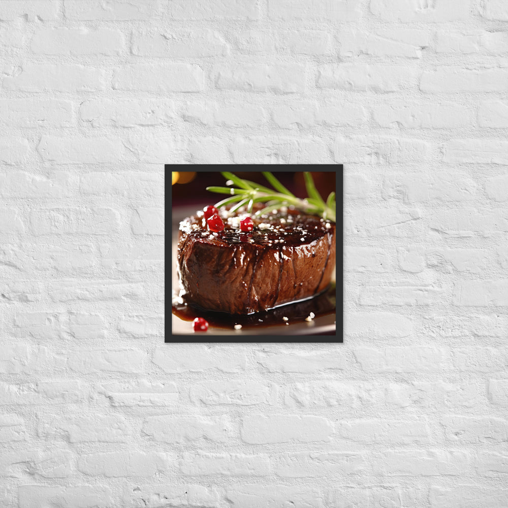 Filet Mignon Framed poster 🤤 from Yumify.AI