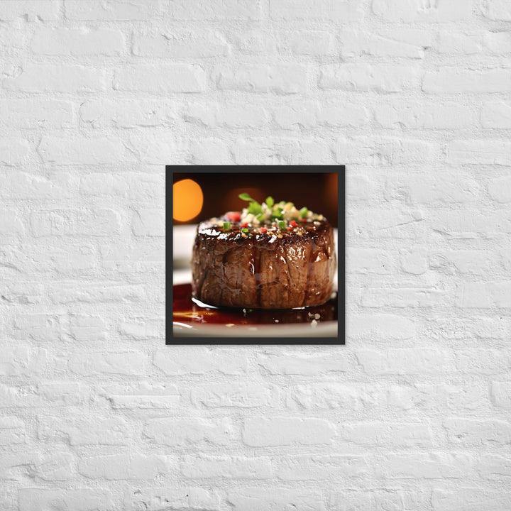 Filet Mignon Framed poster 🤤 from Yumify.AI