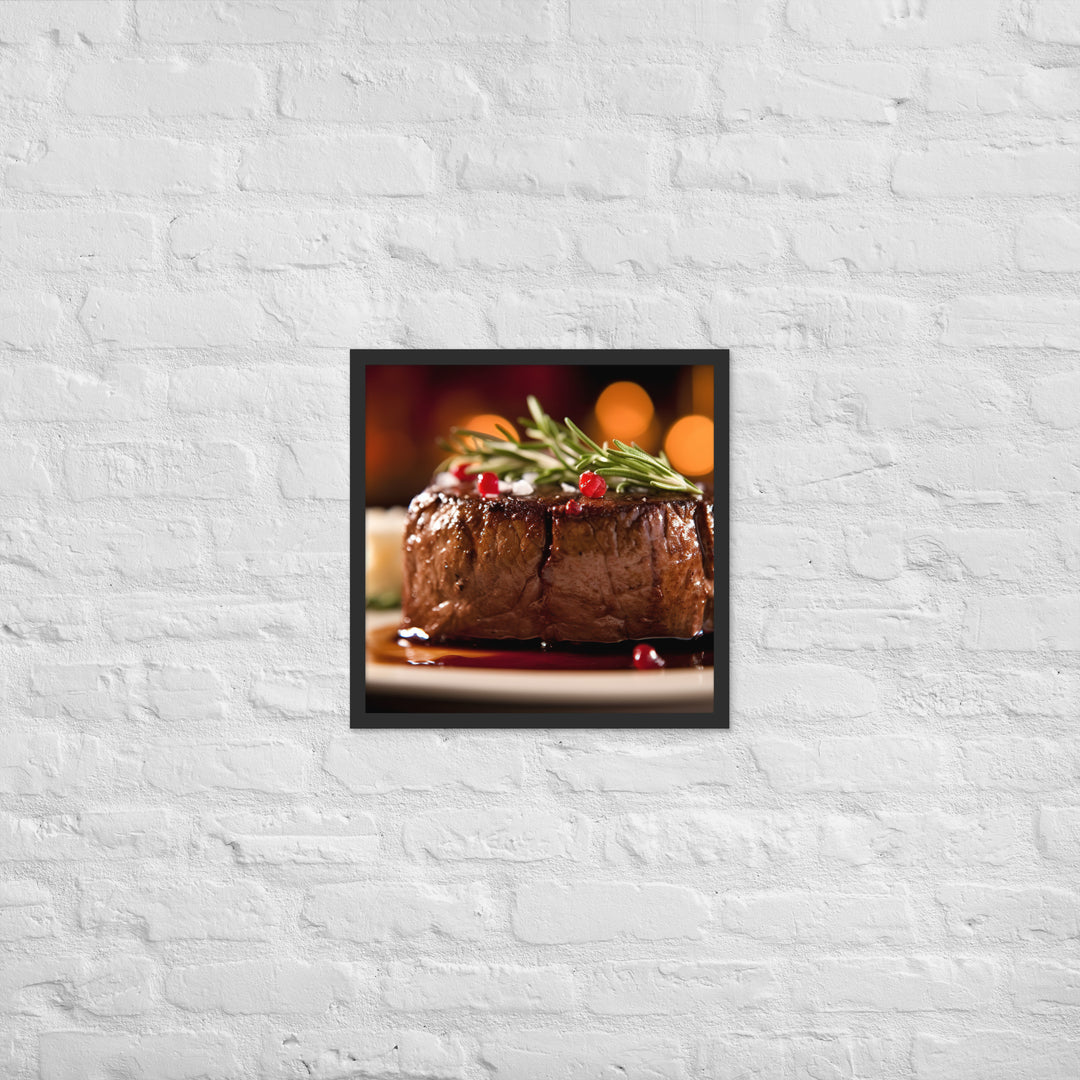 Filet Mignon Framed poster 🤤 from Yumify.AI