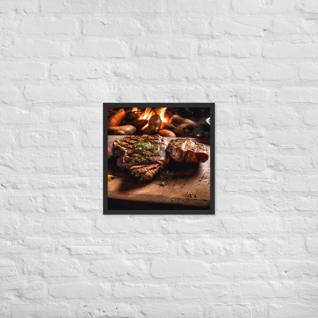 Argentinean Asado Framed poster 🤤 from Yumify.AI