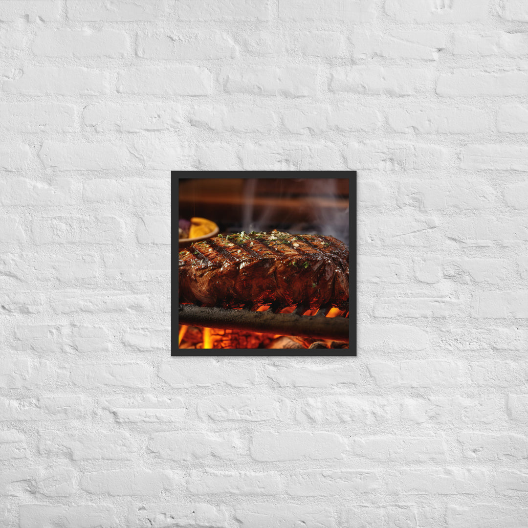 Argentinean Asado Framed poster 🤤 from Yumify.AI