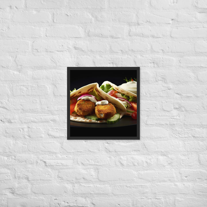 Classic Falafel Framed poster 🤤 from Yumify.AI