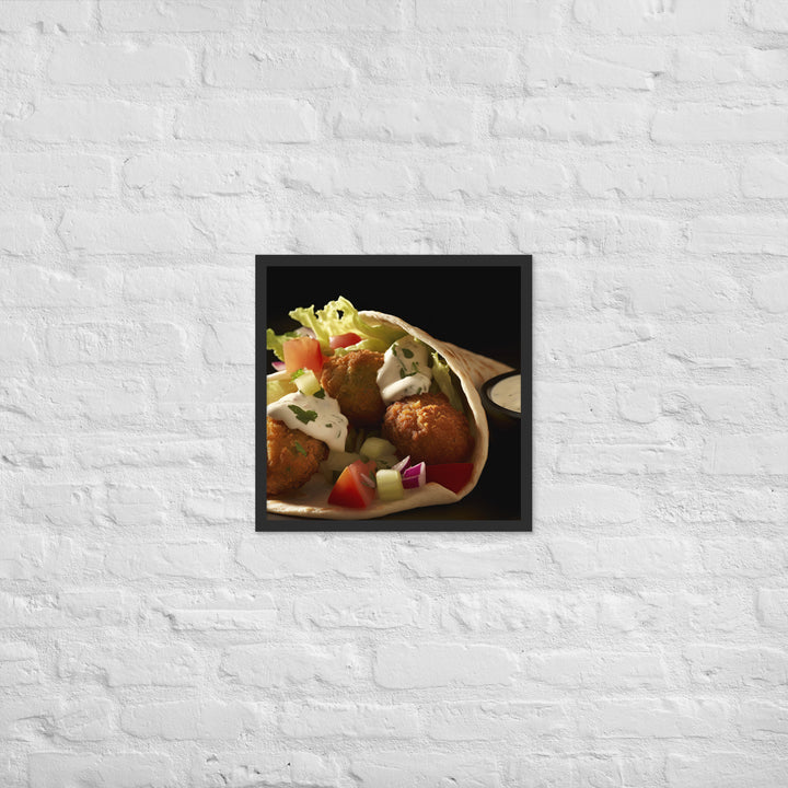 Classic Falafel Framed poster 🤤 from Yumify.AI