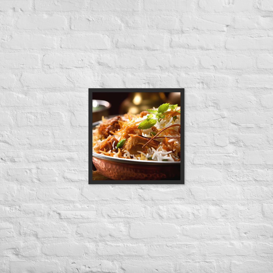 Mutton Biryani Framed poster 🤤 from Yumify.AI