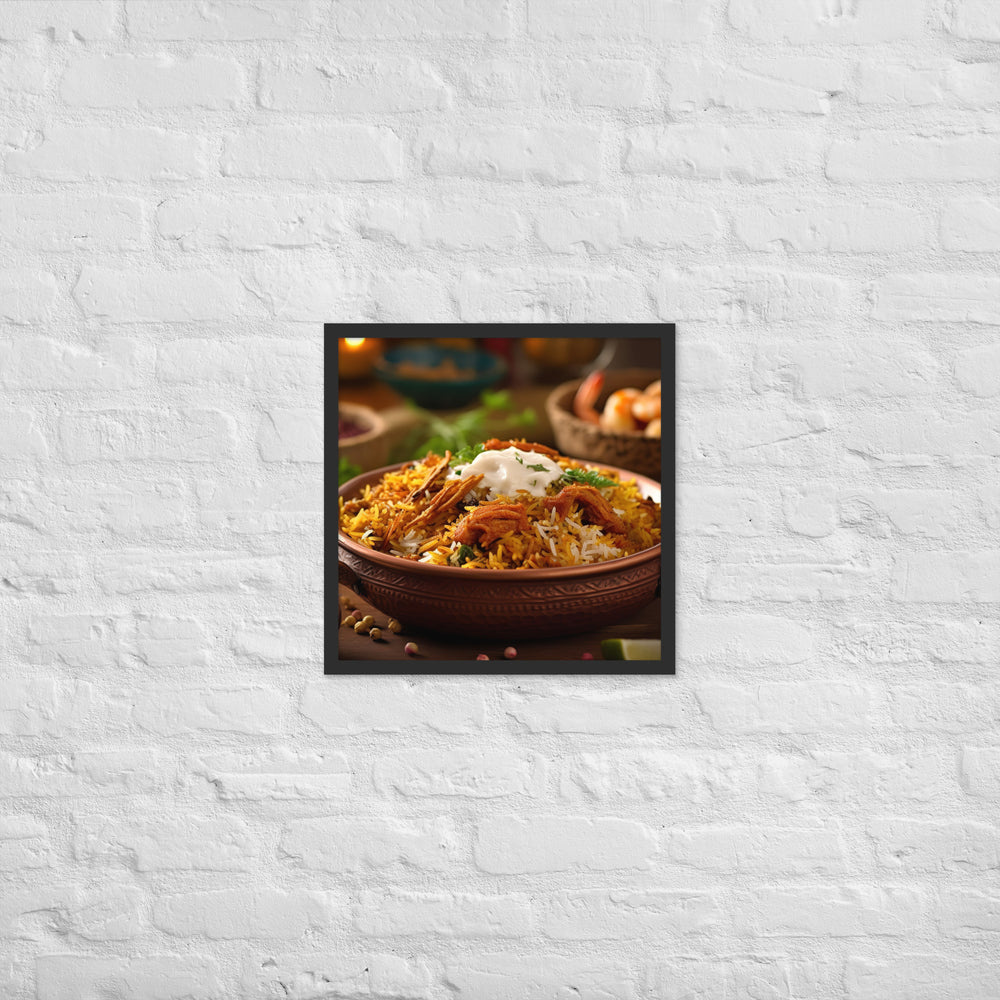 Malabar Biryani Framed poster 🤤 from Yumify.AI