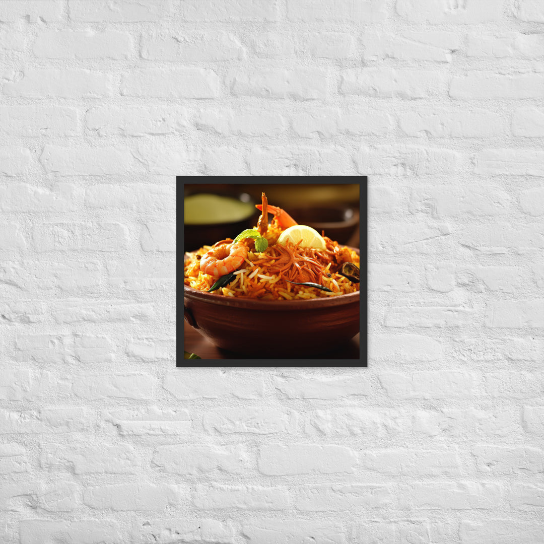 Malabar Biryani Framed poster 🤤 from Yumify.AI