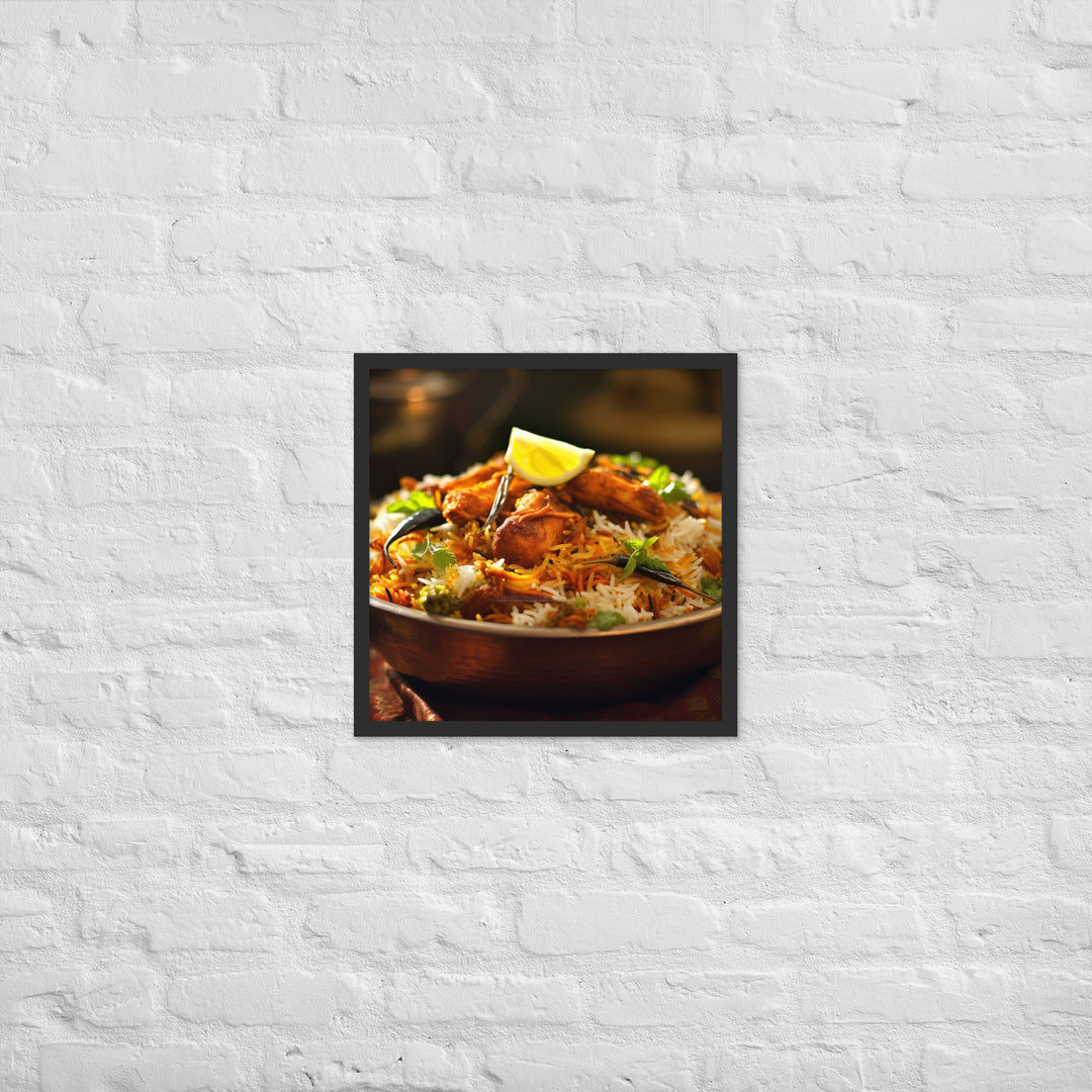 Malabar Biryani Framed poster 🤤 from Yumify.AI