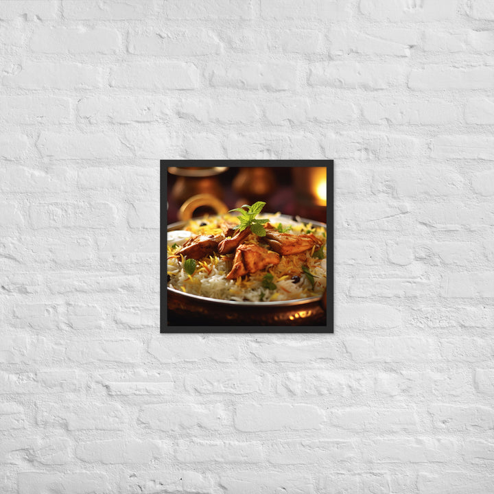 Lucknowi Biryani Framed poster 🤤 from Yumify.AI