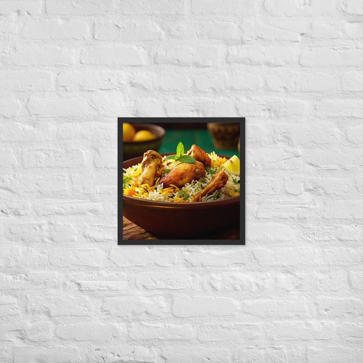 Kolkata Biryani Framed poster 🤤 from Yumify.AI