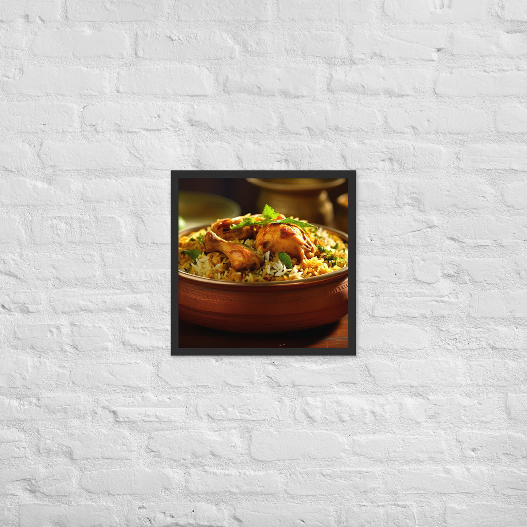 Kolkata Biryani Framed poster 🤤 from Yumify.AI