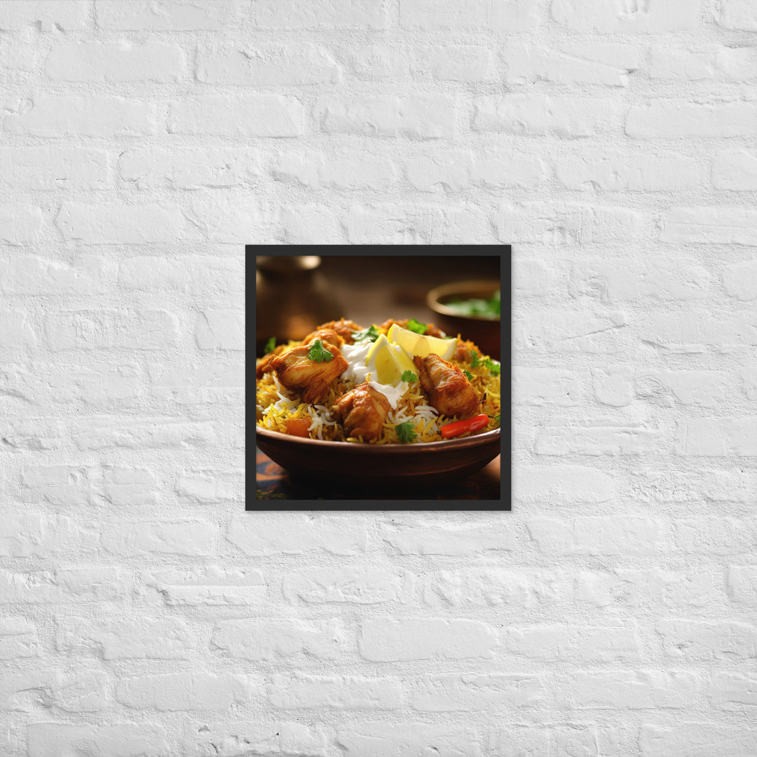 Kolkata Biryani Framed poster 🤤 from Yumify.AI