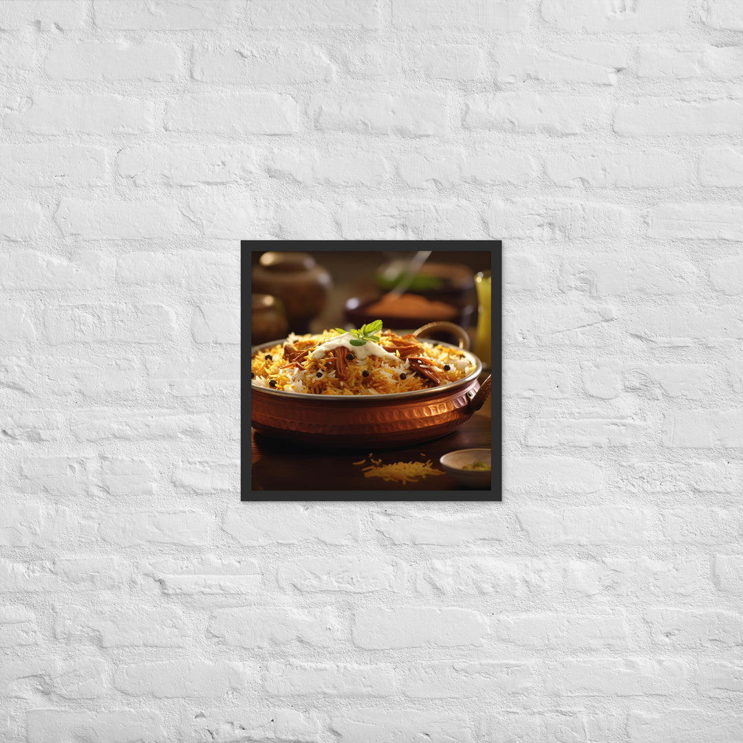 Dum Biryani Framed poster 🤤 from Yumify.AI