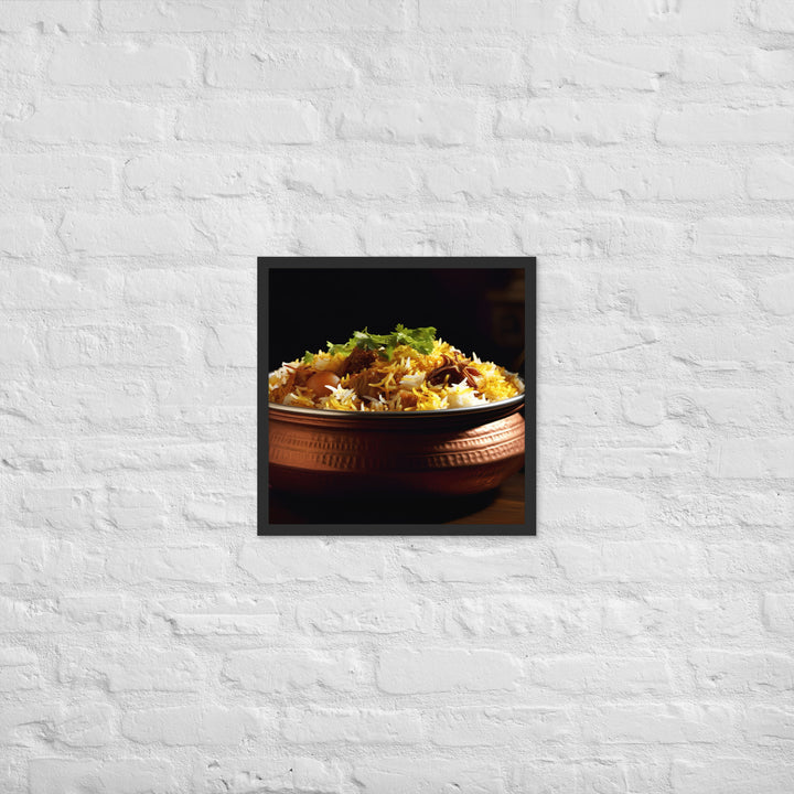 Dum Biryani Framed poster 🤤 from Yumify.AI