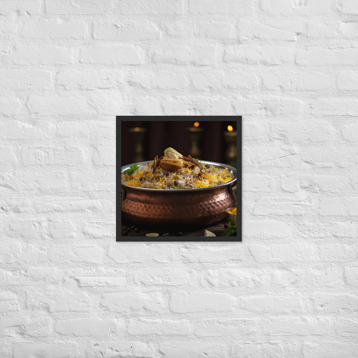 Dum Biryani Framed poster 🤤 from Yumify.AI