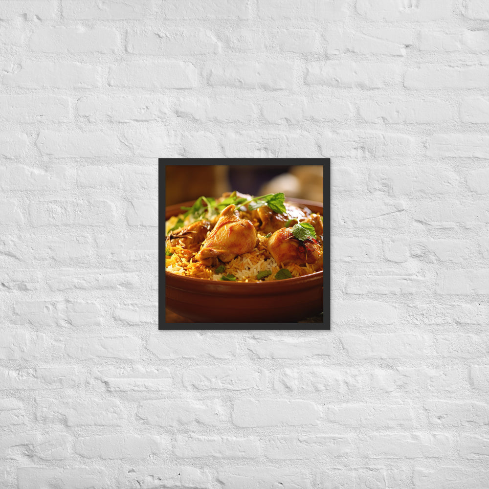 Chicken Biryani Framed poster 🤤 from Yumify.AI