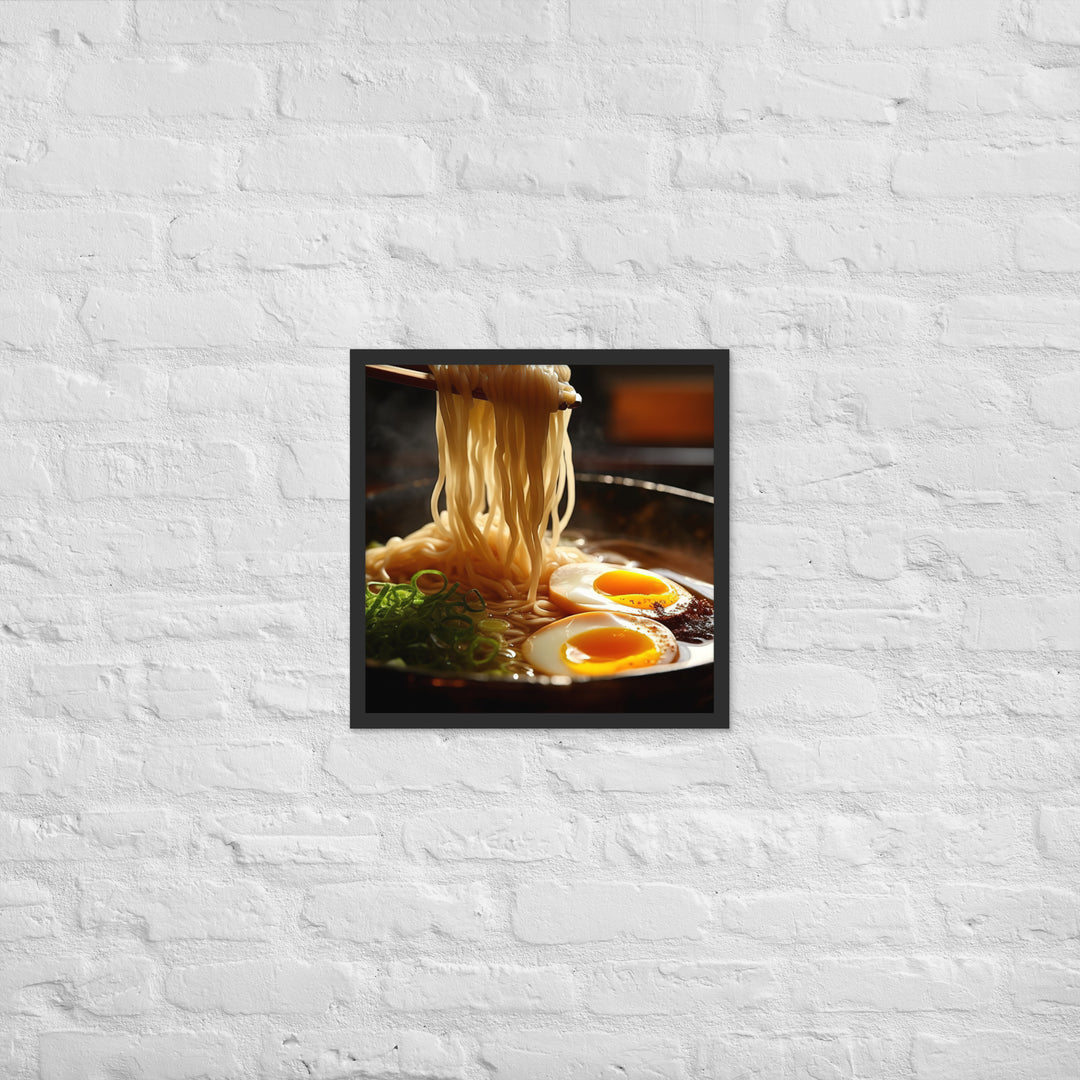 Tsukemen Framed poster 🤤 from Yumify.AI