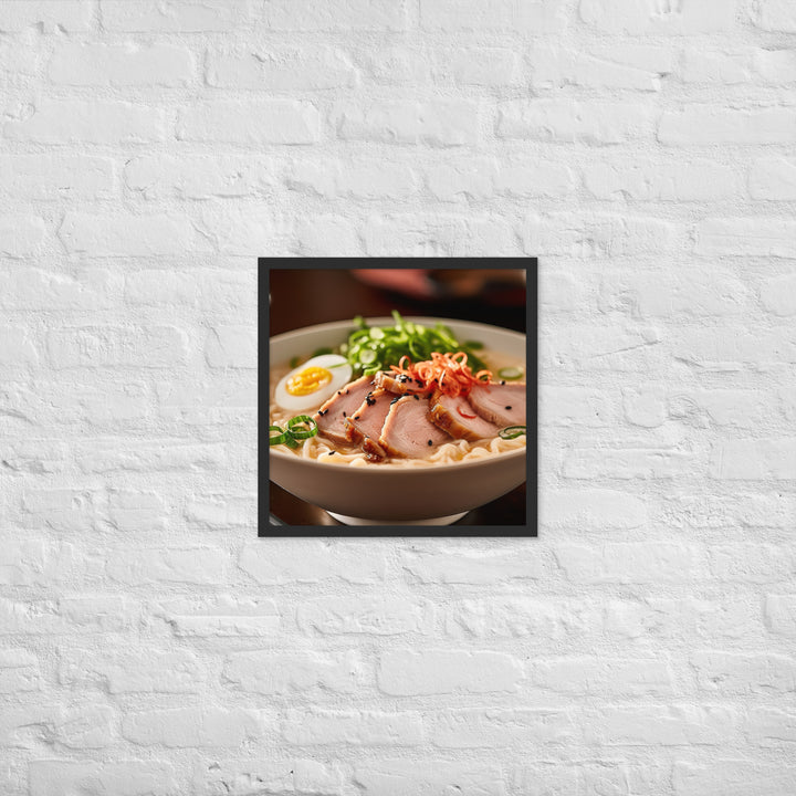 Tonkotsu Ramen Framed poster 🤤 from Yumify.AI