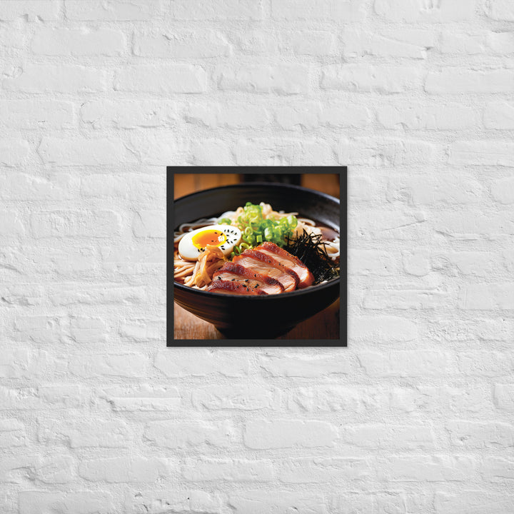 Shoyu Ramen Framed poster 🤤 from Yumify.AI