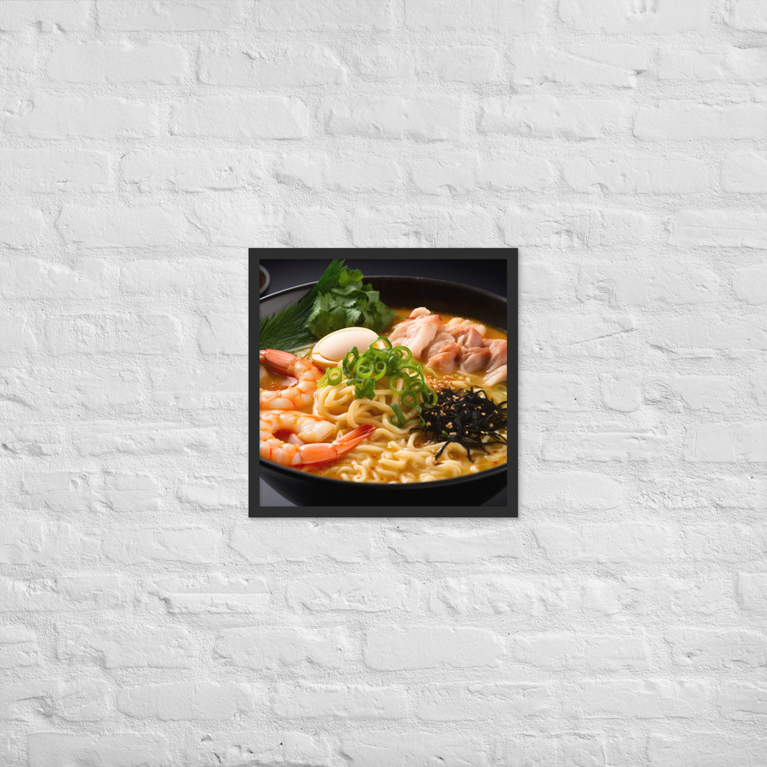 Shio Ramen Framed poster 🤤 from Yumify.AI