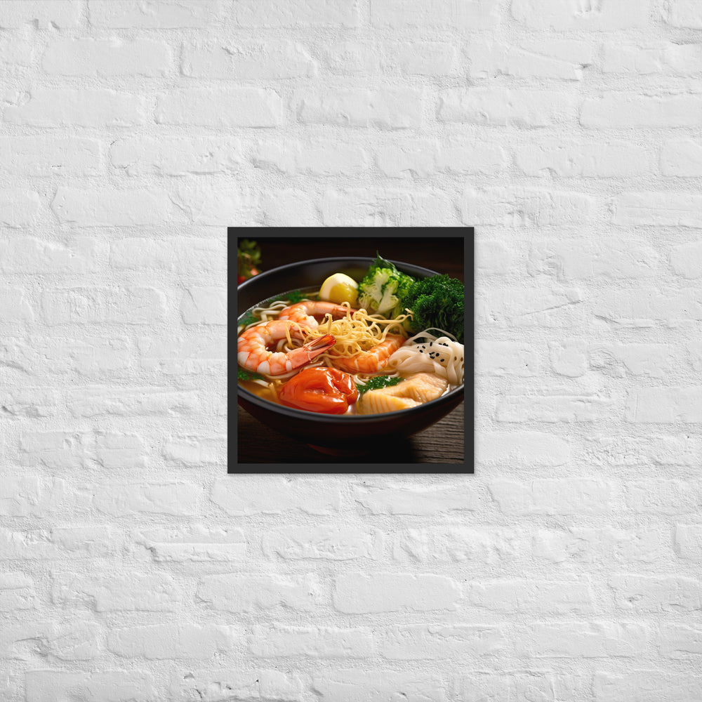 Shio Ramen Framed poster 🤤 from Yumify.AI
