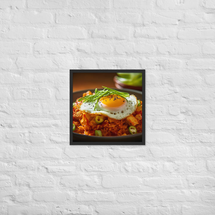 Kimchi Fried Rice Framed poster 🤤 from Yumify.AI