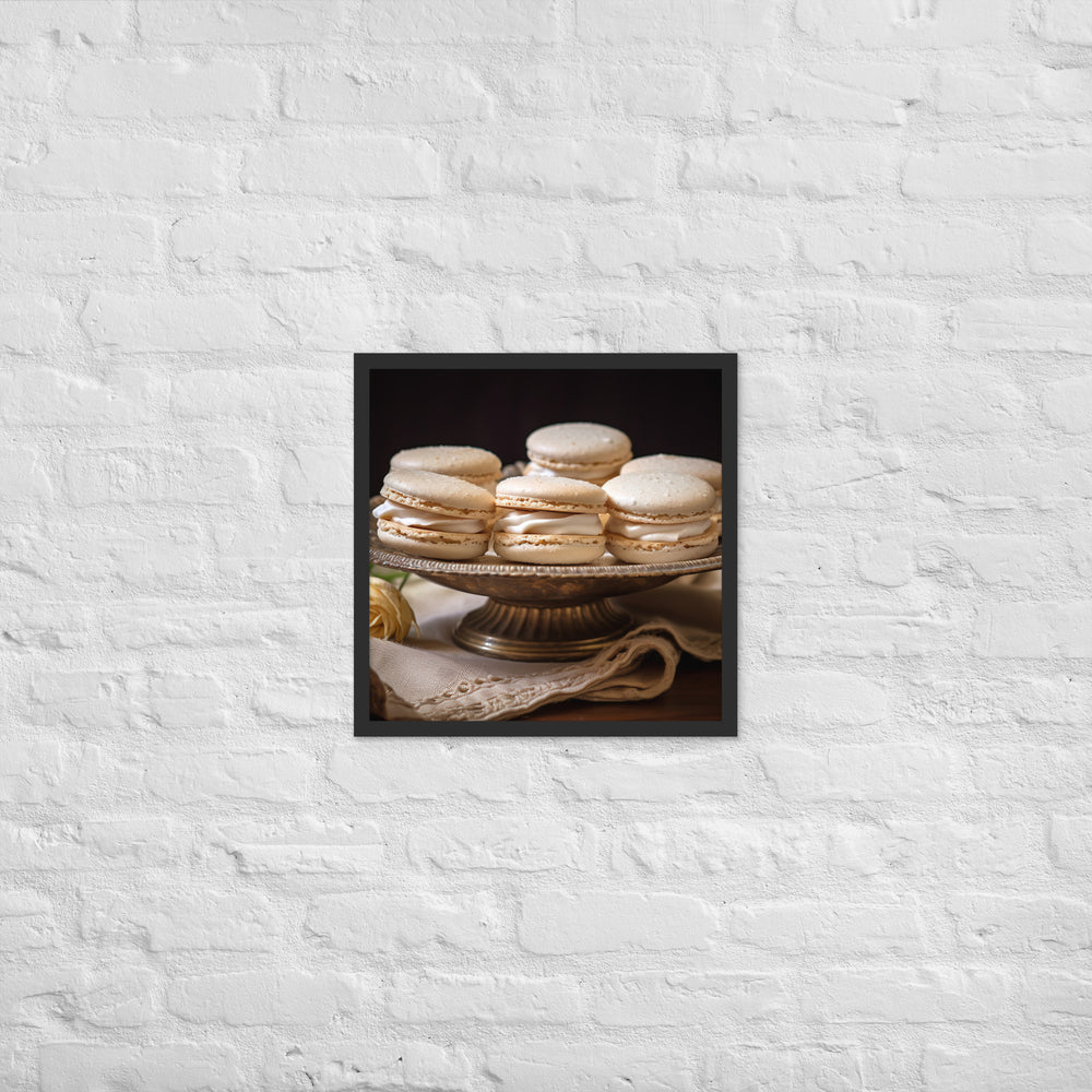 Macarons Framed poster 🤤 from Yumify.AI
