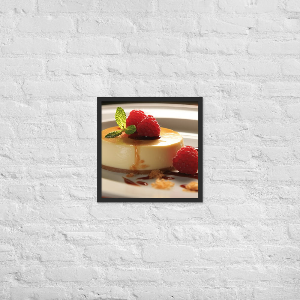 Cheese Dessert Framed poster 🤤 from Yumify.AI