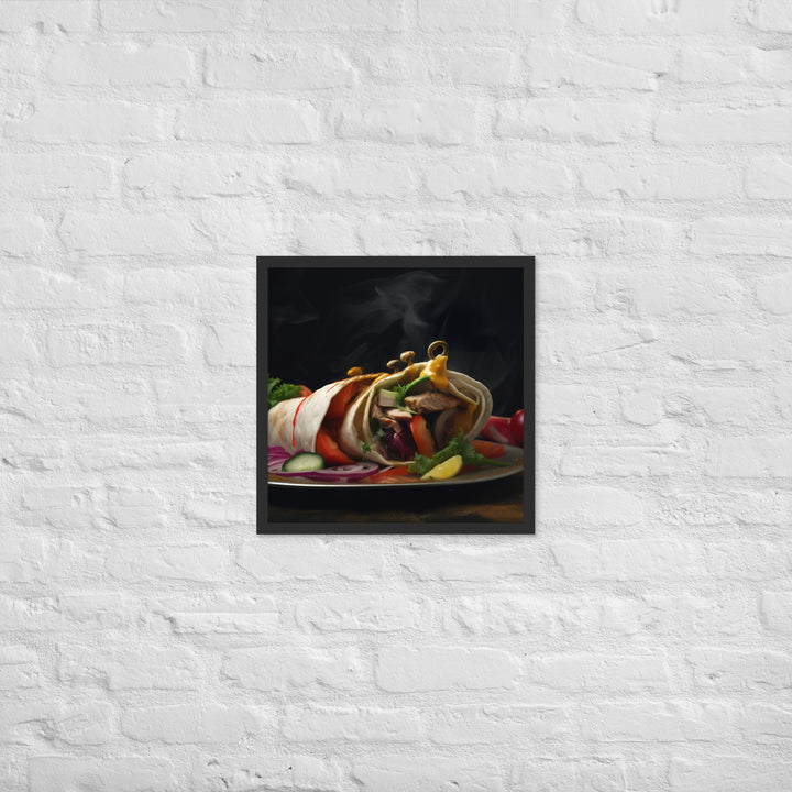 Shawarma Framed poster 🤤 from Yumify.AI