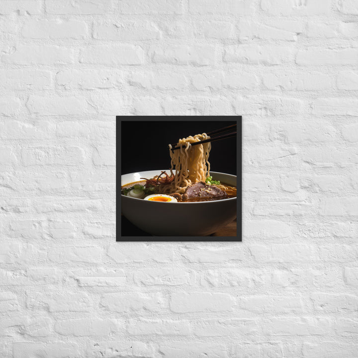 Beef Ramen Framed poster 🤤 from Yumify.AI