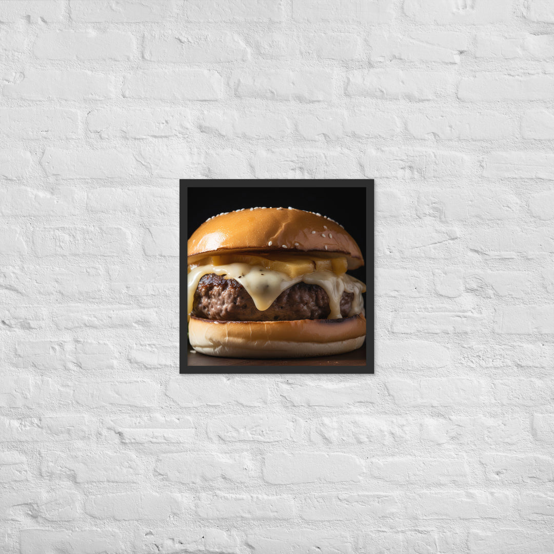 Gourmet Burgers Framed poster 🤤 from Yumify.AI