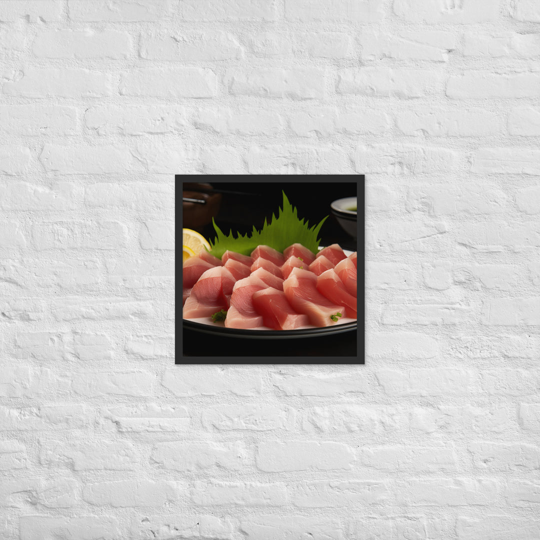 Sashimi Framed poster 🤤 from Yumify.AI