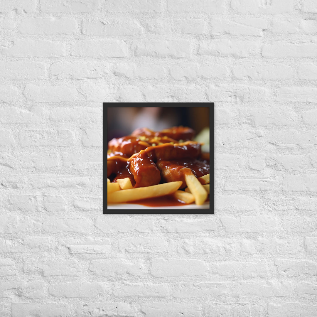 Currywurst Framed poster 🤤 from Yumify.AI