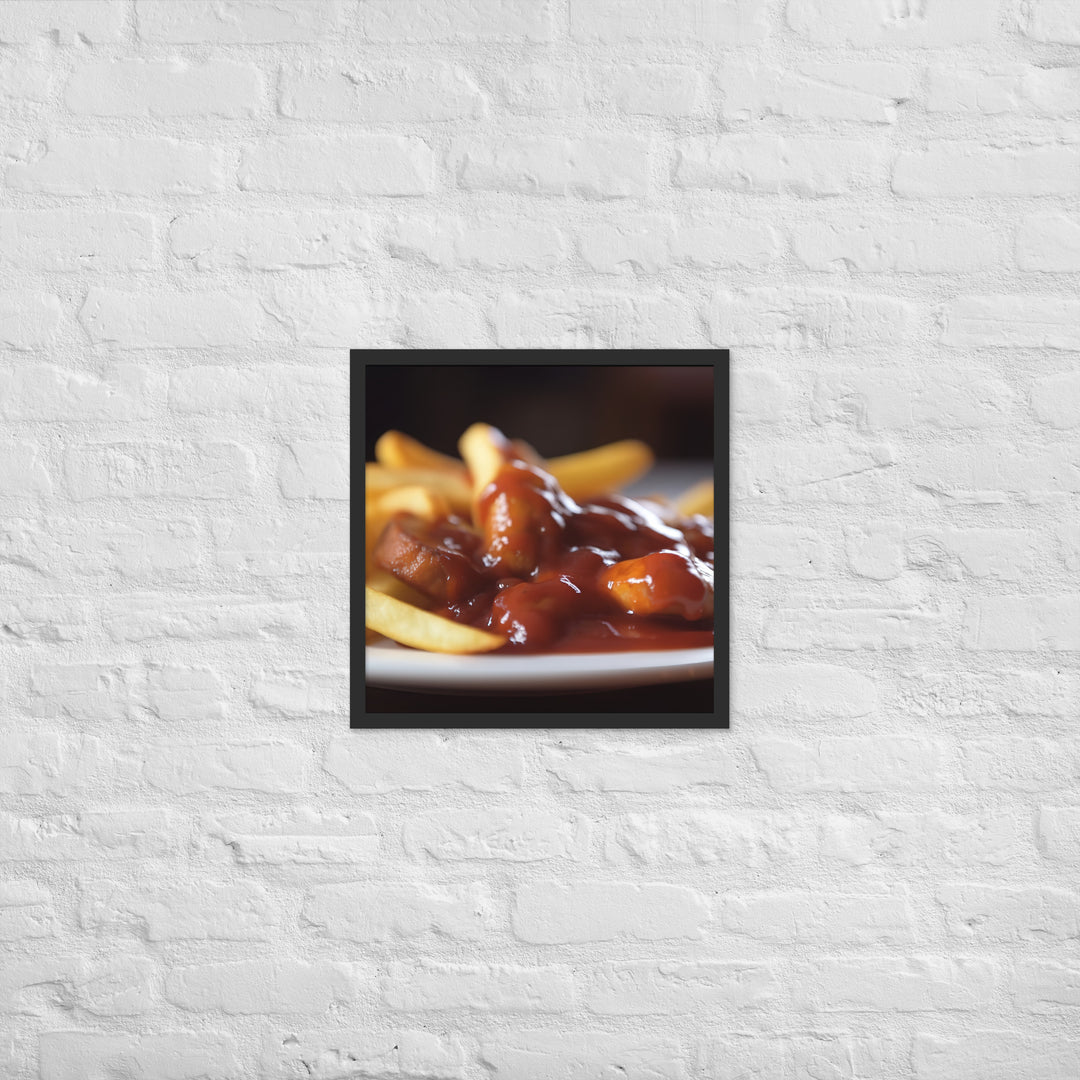 Currywurst Framed poster 🤤 from Yumify.AI