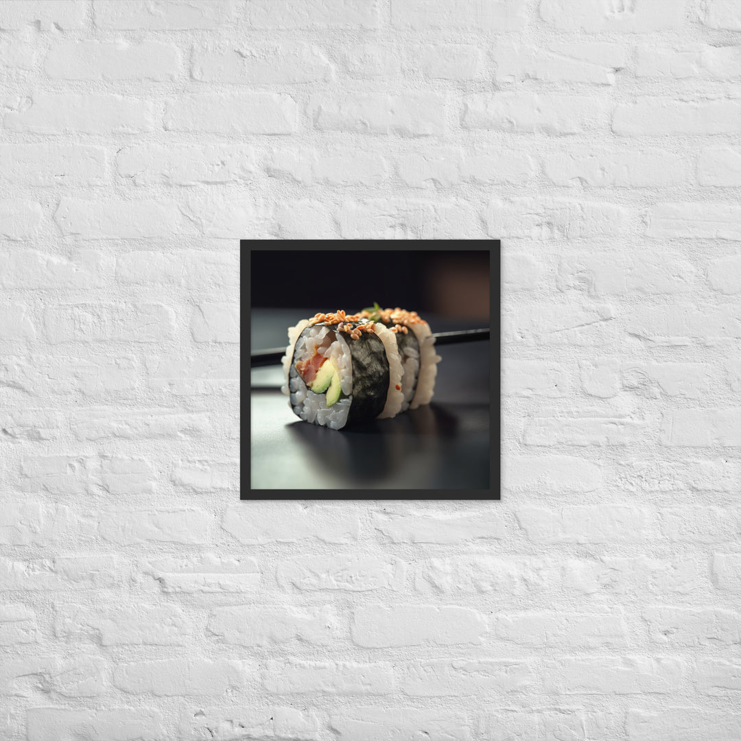 Maki Rolls Framed poster 🤤 from Yumify.AI