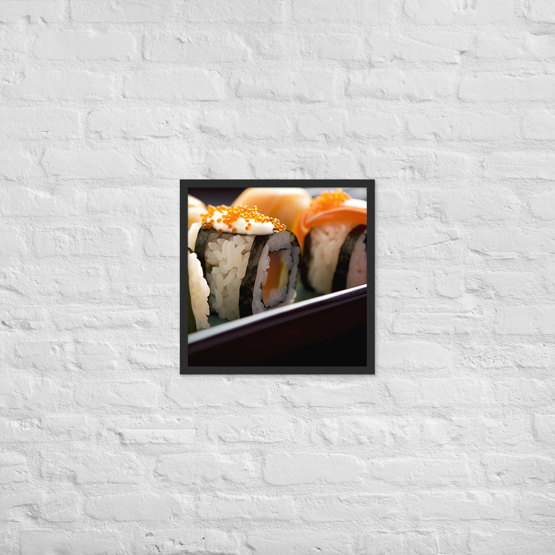 Sushi Framed poster 🤤 from Yumify.AI