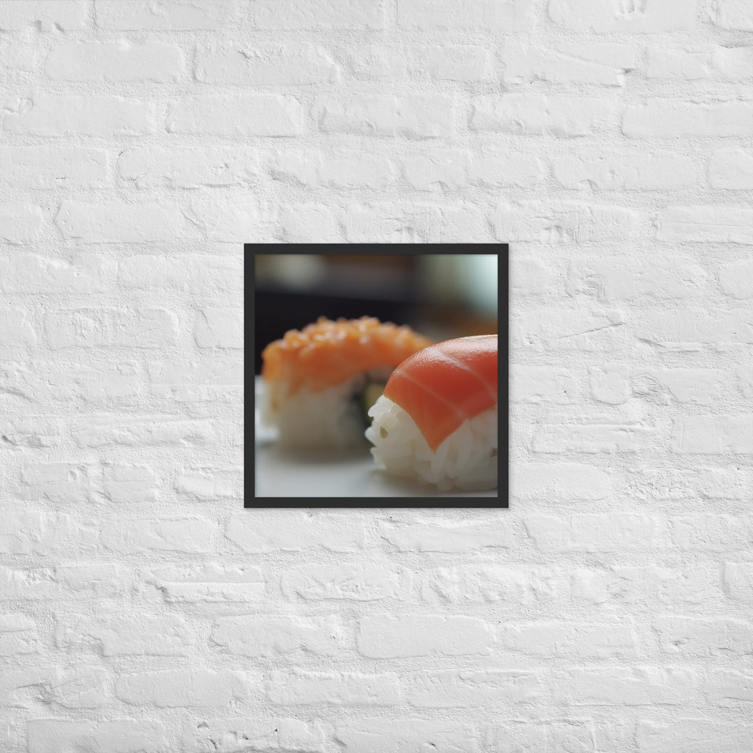 Sushi Framed poster 🤤 from Yumify.AI