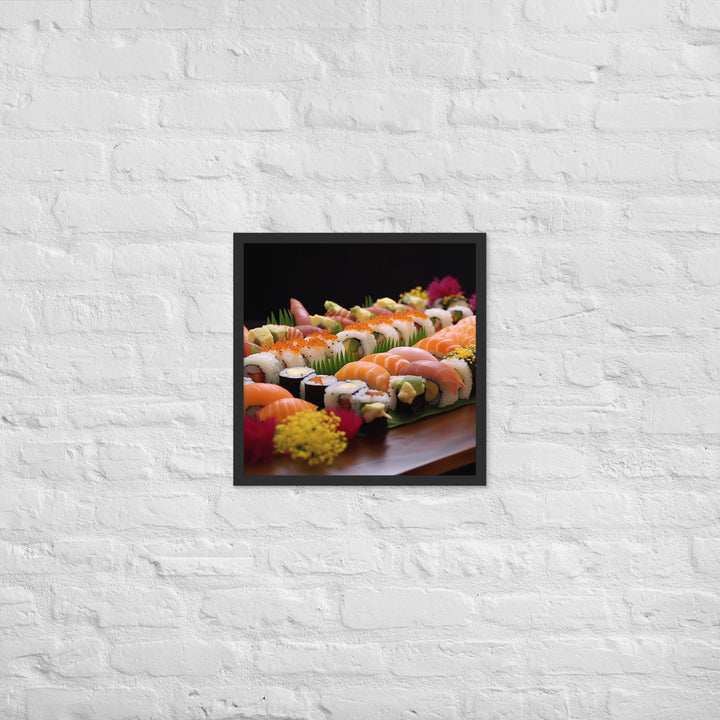 Sushi Framed poster 🤤 from Yumify.AI