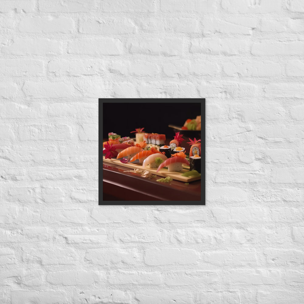 Sushi Framed poster 🤤 from Yumify.AI