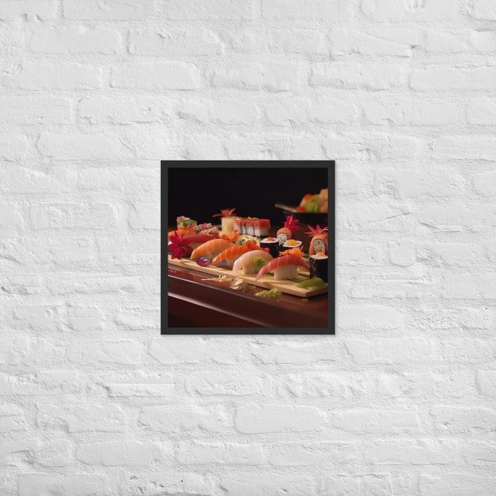 Sushi Framed poster 🤤 from Yumify.AI