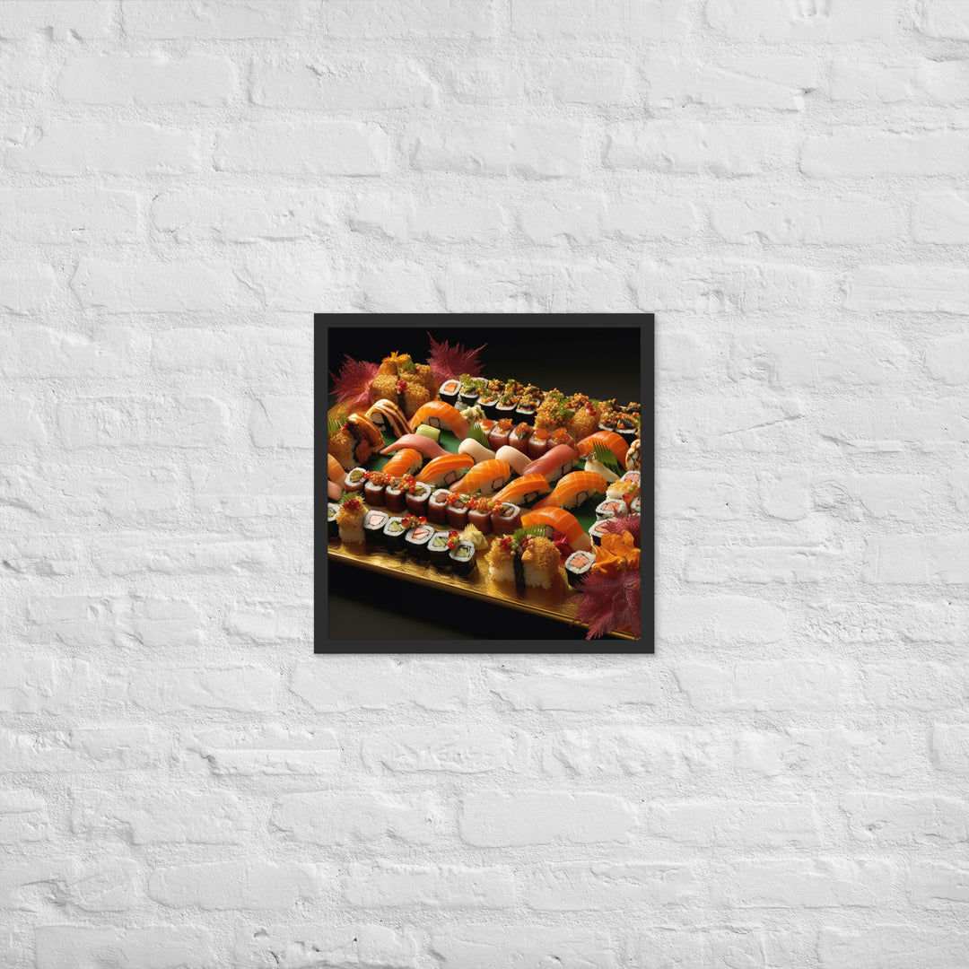 Sushi Framed poster 🤤 from Yumify.AI