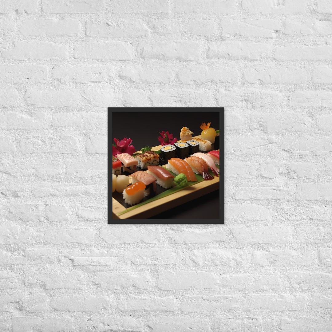 Sushi Framed poster 🤤 from Yumify.AI