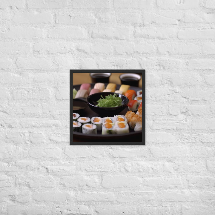 Sushi Framed poster 🤤 from Yumify.AI