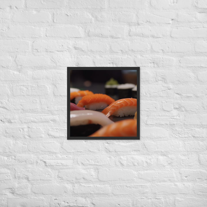 Sushi Framed poster 🤤 from Yumify.AI