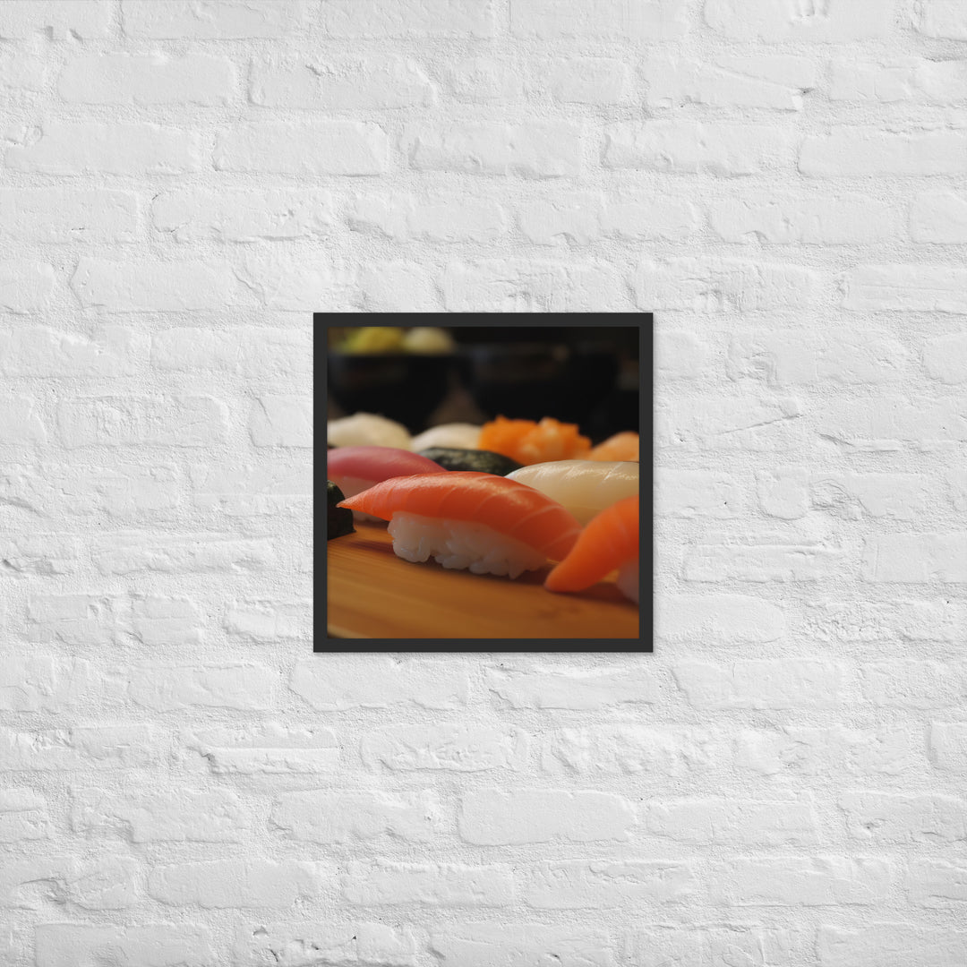 Sushi Framed poster 🤤 from Yumify.AI