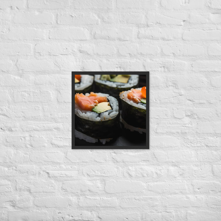 Sushi Framed poster 🤤 from Yumify.AI