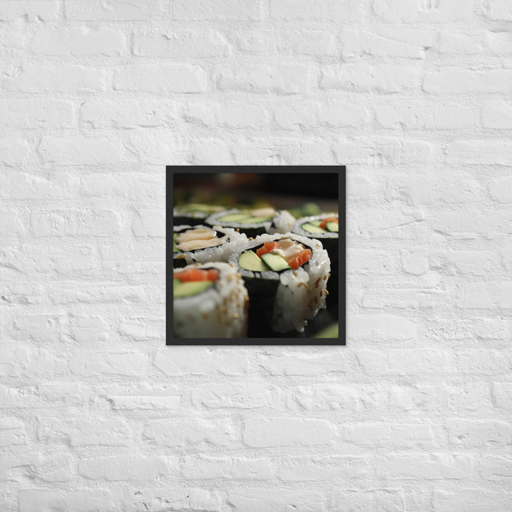 Sushi Framed poster 🤤 from Yumify.AI